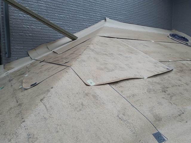 スーパーガルテクト　屋根カバー工事